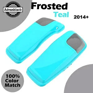 フロストティール 5x7 インチ サドルバッグ スピーカー蓋 オーディオ カバー 2014+ ハーレー用 Frosted Teal 5x7 inch Saddlebag Speaker Lids Audio Cover For 2014+ Harley 【並行輸入品】｜カスタムパーツ WORLD倉庫