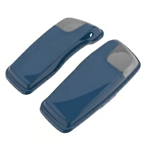 リーフブルー 5x7 インチ サドルバッグ スピーカー蓋 オーディオ カバー 2014+ ハーレー用 Reef Blue 5x7 inch Saddlebag Speaker Lids Audio Cover For 2014+ Harley 【並行輸入品】