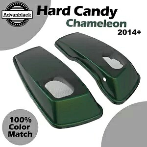 ハードキャンディ カメレオン フレーク 6x9インチ サドルバッグ スピーカー蓋 オーディオカバー ハーレーに適合 HARD CANDY CHAMELEON FLAKE 6x9" Saddlebag Speaker Lids Audio Cover Fits Harley 【並行輸入品】｜カスタムパーツ WORLD倉庫