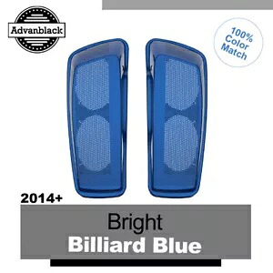 デュアル 6x9 スピーカー蓋ハーレーツーリング FLHR FLHXS FLTRX ブライトビリヤードブルー用 Dual 6x9 Speaker Lids For Harley Touring FLHR FLHXS FLTRX BRIGHT BILLIARD BLUE 【並行輸入品】