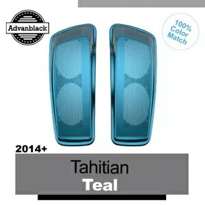 デュアル 6x9 スピーカー蓋ハーレーツーリング FLHR FLHXS FLTRX 2014+ タヒチアンティール用 Dual 6x9 Speaker Lids For Harley Touring FLHR FLHXS FLTRX 2014+ TAHITIAN TEAL 【並行輸入品】