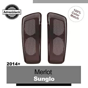 デュアル 6x9 スピーカー蓋ハーレーツーリング FLHR FLHXS FLTRX 2014+ MERLOT SUNGLO Dual 6x9 Speaker Lids For Harley Touring FLHR FLHXS FLTRX 2014+ MERLOT SUNGLO 【並行輸入品】