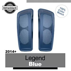 デュアル 6x9 スピーカー蓋ハーレーツーリング FLHR FLHXS FLTRX 2014+ レジェンドブルー用 Dual 6x9 Speaker Lids For Harley Touring FLHR FLHXS FLTRX 2014+ LEGEND BLUE 【並行輸入品】