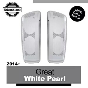 デュアル 6x9 スピーカー蓋ハーレーツーリング FLHR FLHXS FLTRX 14+ グレートホワイトパール Dual 6x9 Speaker Lids For Harley Touring FLHR FLHXS FLTRX 14+ GREAT WHITE PEARL 【並行輸入品】