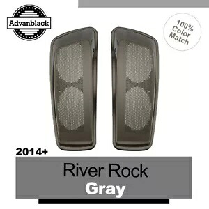 デュアル 6x9 スピーカー蓋 ハーレーツーリング FLHR FLHXS FLTRX 2014+ リバーロックグレー用 Dual 6x9 Speaker Lids For Harley Touring FLHR FLHXS FLTRX 2014+ RIVER ROCK GRAY 【並行輸入品】｜カスタムパーツ WORLD倉庫