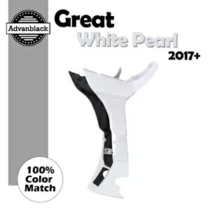 グレート ホワイト パール フェアリング スポイラー キット Advanblack 2017 年以降のハーレー ロード グライドに適合 GREAT WHITE PEARL Fairing Spoiler Kit Advanblack Fit for 2017+ Harley Road Glide 【並行輸入品】