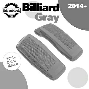 ビリヤード グレー デュアル 6x9 サドルバッグ スピーカー蓋 2014+ ハーレー ツーリング用 Billiard Gray Dual 6x9 Saddlebag Speaker Lids For 2014+ Harley Touring 【並行輸入品】