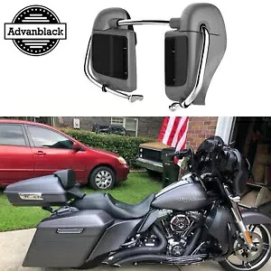 Advanblack チャコールデニム 下部ベント付きフェアリング 14+ ハーレーダビッドソン ツーリング用 Advanblack Charcoal Denim Lower Vented Fairings For 14+ Harley Davidson Touring 【並行輸入品】｜カスタムパーツ WORLD倉庫