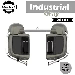 インダストリアルグレー下部ベントフェアリングはハーレーツーリングストリートロードグライド14+に適合 Industrial Gray Lower Vented Fairing Fits Harley Touring Street Road Glide 14+ 【並行輸入品】｜カスタムパーツ WORLD倉庫