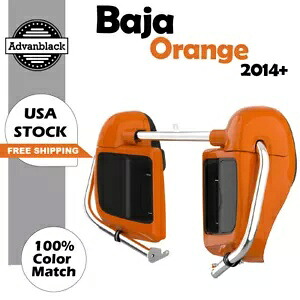 Advanblack バハ オレンジ 下部ベント フェアリング 2014+ ハーレー ツーリング用 Advanblack Baja Orange Lower Vented Fairings For 2014+ Harley Touring 【並行輸入品】｜カスタムパーツ WORLD倉庫