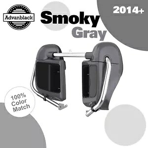 スモーキーグレーの下部ベント付きフェアリングは、ハーレーツーリングストリートロードグライド2014+に適合します。 Smoky Gray Lower Vented Fairing Fits Harley Touring Street Road Glide 2014+ 【並行輸入品】｜カスタムパーツ WORLD倉庫