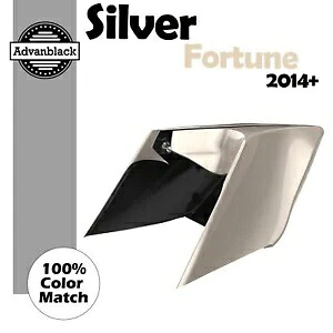 14+ ハーレー Advanblack SILVER FORTUNE CVO ストレッチ拡張サイドカバー用 For 14+ Harley Advanblack SILVER FORTUNE CVO Stretched Extended Side Cover 【並行輸入品】｜カスタムパーツ WORLD倉庫