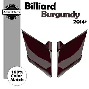 14+ ハーレー Advanblack ビリヤード バーガンディ CVO ストレッチ拡張サイドカバー用 For 14+ Harley Advanblack BILLIARD BURGUNDY CVO Stretched Extended Side Cover 【並行輸入品】