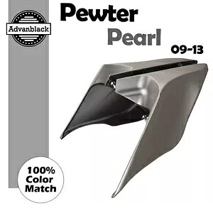 Advanblack ピューターパール拡張ストレッチサイドカバーハーレーツーリング 09-13 Advanblack Pewter Pearl Extended Stretched Side Cover For Harley Touring 09-13 【並行輸入品】｜カスタムパーツ WORLD倉庫