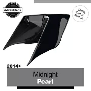 14 歳以上のハーレーツーリングストリートロード MIDNIGHT PEARL ストレッチ拡張サイドカバー用 For 14+ Harley Touring Street Road MIDNIGHT PEARL Stretched Extended Side Covers 【並行輸入品】