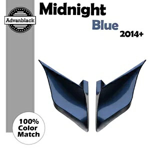 Advanblack ミッドナイトブルー ストレッチ拡張サイドカバー ハーレー ツーリング 2014+ に適合 Advanblack Midnight Blue Stretched Extended Side Cover Fits Harley Touring 2014+ 【並行輸入品】