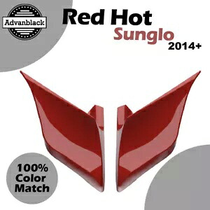 Red Hot Sunglo ストレッチ拡張サイドカバー 14 歳以上のハーレー ストリート グライドに適合 Red Hot Sunglo Stretched Extended Side Cover Fits 14+ Harley Street Glide 【並行輸入品】