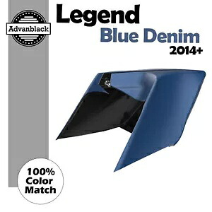 14 歳以上のハーレー Advanblack レジェンド ブルー デニム CVO ストレッチ拡張サイド カバー For 14+ Harley Advanblack LEGEND BLUE DENIM CVO Stretched Extended Side Cover 【並行輸入品】 93,170円