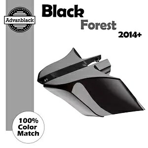 14+ ハーレー Advanblack BLACK FOREST CVO ストレッチ拡張サイドカバー用 For 14+ Harley Advanblack BLACK FOREST CVO Stretched Extended Side Cover 【並行輸入品】
