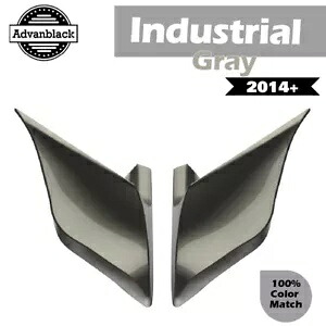 インダストリアルグレーのストレッチ拡張サイドカバーは14歳以上のハーレーストリートロードグライドに適合 Industrial Gray Stretched Extended Side Cover Fits 14+ Harley Street Road Glide 【並行輸入品】