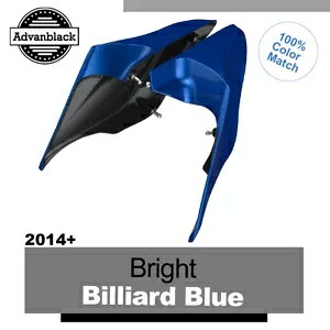 14 歳以上のハーレー ツーリング グライド ブライト ビリヤード ブルー ストレッチ拡張サイド カバー用 For 14+ Harley Touring Glide BRIGHT BILLIARD BLUE Stretched Extended Side Covers 【並行輸入品】