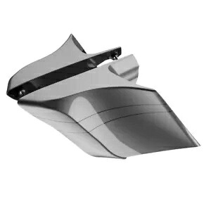チャコールパール CVO ストレッチ拡張サイドカバー ピンストライプ ハーレーツーリングに適合 Charcoal Pearl CVO Stretched Extended Side Cover Pinstripes Fits Harley Touring 【並行輸入品】