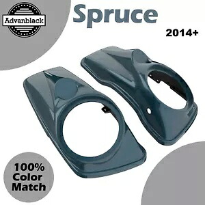 スプルース ハーレー ツーリング 14+ Advanblack 8インチ サドルバッグ スピーカー蓋用 SPRUCE For Harley Touring 14+ Advanblack 8\