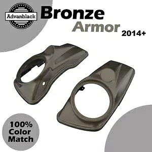 ブロンズアーマー ハーレーツーリング14+用 Advanblack 8インチ サドルバッグスピーカー蓋 BRONZE ARMOR For Harley Touring 14+ Advanblack 8\
