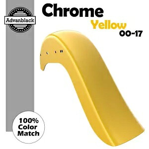Cholo Vicla チカーノスタイル リアフェンダー クロームイエロー ハーレーソフテイル 2000-2017用 Cholo Vicla Chicano Style Rear Fender CHROME YELLOW For Harley Softail 2000-2017 【並行輸入品】