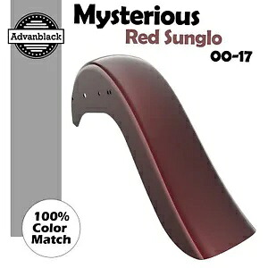 Cholo Vicla チカーノ スタイル リアフェンダー ミステリアス レッド サングロ ハーレー ソフテイル用 Cholo Vicla Chicano Style Rear Fender MYSTERIOUS RED SUNGLO For Harley Softail 【並行輸入品】