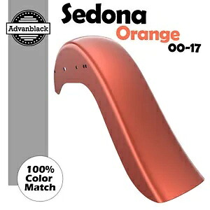 Cholo Vicla チカーノ スタイル リアフェンダー セドナ オレンジ ハーレー ソフテイル 2000-2017用 Cholo Vicla Chicano Style Rear Fender SEDONA ORANGE For Harley Softail 2000-2017 【並行輸入品】