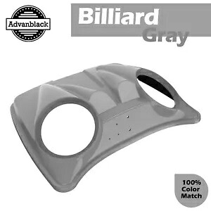 Advanblack ビリヤード グレー デュアル 8 インチ スピーカー蓋 ハーレー ツアー パック Pak 用 Advanblack Billiard Gray Dual 8'' Speaker Lid For Harley Tour Pack Pak 【並行輸入品】