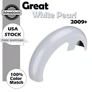 グレート ホワイト パール 21 インチ リビール ラッパー ハガー フロント フェンダー ハーレー ストリート ロード用 Great White Pearl 21\