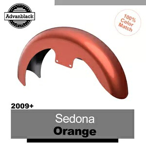 セドナ オレンジ 19 インチ リビール ラッパー ハガー フロント フェンダー ハーレー ツーリング 09+ に適合 Sedona Orange 19 inch Reveal Wrapper Hugger Front Fender Fits Harley Touring 09+ 【並行輸入品】