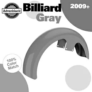 ビリヤード グレー 21 インチ リビール ラッパー ハガー フロントフェンダー ハーレー ツーリング 09+ に適合 Billiard Gray 21\