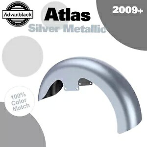 アトラス シルバー メタリック 19 インチ リビール ラッパー ハガー フロント フェンダー ハーレー 2009+用 Atlas Silver Metallic 19'' Reveal Wrapper Hugger Front Fender For Harley 2009+ 【並行輸入品】｜カスタムパーツ WORLD倉庫