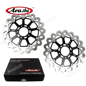 フロントブレーキディスクローター HAYABUSA GSXR1300 GSX1300R GSXR 1300 1999-2007 ブラック Front Brake Disc Rotors For HAYABUSA GSXR1300 GSX1300R GSXR 1300 1999-2007 Black 【並行輸入品】