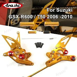リアセットフットペグフットレストスズキ GSXR600 GSXR750 2006 - 2010 2007 2008 GD Rearsets Foot pegs Footrests For Suzuki GSXR600 GSXR750 2006 - 2010 2007 2008 GD 【並行輸入品】
