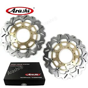 嵐 フロント ブレーキ ディスク ローター スズキ GSX-R1000 2009 - 2016 2015 2014 2013 G Arashi Front Brake Disc Rotors For Suzuki GSX-R1000 2009 - 2016 2015 2014 2013 G 【並行輸入品】