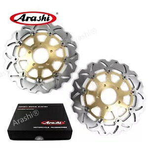嵐フロントブレーキロータースズキ GSXR1000 2003 2004 GSX-R1000 GSX R1000 G0D Arashi Front Brake Rotors For Suzuki GSXR1000 2003 2004 GSX-R1000 GSX R1000 G0D 【並行輸入品】｜カスタムパーツ WORLD倉庫