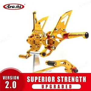 バックセットフットペグフットレストスズキ GSX-R600 GSX-R750 2011 - 2023 2022 21 GD Rearsets Foot pegs Footrests For Suzuki GSX-R600 GSX-R750 2011 - 2023 2022 21 GD 【並行輸入品】