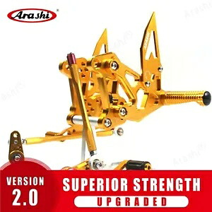 フットレストリアセットフットペグ MV アグスタ Brutale 675 2012 - 2016 2015 2014 GD Footrests Rearsets Foot Pegs For MV AGUSTA Brutale 675 2012 - 2016 2015 2014 GD 【並行輸入品】