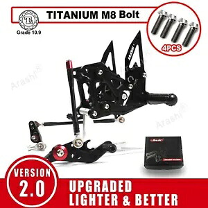 バックセット フットペグ & ボルトセット MV AGUSTA ドラッグスター 675 / 800 2012 - 2016 BK用 Rearsets Foot Pegs & Bolts Set For MV AGUSTA Dragster 675 / 800 2012 - 2016 BK 【並行輸入品】 56,870円