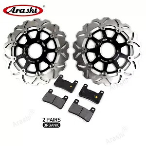 フロントブレーキディスクローター & ブレーキパッドスズキ GSXR600 / GSXR750 2004 2005 BK Front Brake Disc Rotors & Brake Pads For Suzuki GSXR600 / GSXR750 2004 2005 BK 【並行輸入品】