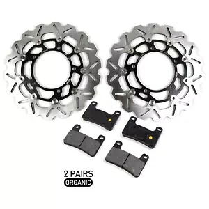 フロントブレーキローター & ブレーキパッド スズキ ハヤブサ 2008 - 2012 2008 2009 10 BK Front Brake Rotors & Brake Pads For Suzuki Hayabusa 2008 - 2012 2008 2009 10 BK 【並行輸入品】