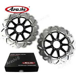 嵐フロントブレーキローターヤマハ FZR750R/TZR250 1989 1990 1991 1992 BK Arashi Front Brake Rotors For Yamaha FZR750R / TZR250 1989 1990 1991 1992 BK 【並行輸入品】
