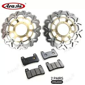 フロントブレーキローター & ブレーキパッド ホンダ CB600RR 2005 - 2014/ABS 2009 - 2015 G Front Brake Rotors & Brake Pads For Honda CB600RR 2005 - 2014/ ABS 2009 - 2015 G 【並行輸入品】