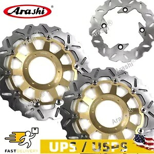 嵐フロントリアブレーキローターホンダ CBR954RR 2002 2003 / CBR929RR 2000 2001 Arashi Front Rear Brake Rotor For Honda CBR954RR 2002 2003 / CBR929RR 2000 2001 【並行輸入品】|カスタムパーツ WORLD倉庫