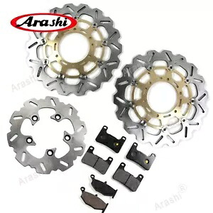 フロント & リアブレーキローターブレーキパッドスズキ GSXR600 / GSXR750 2008 - 2010 G Front & Rear Brake Rotors Brake Pads For Suzuki GSXR600 / GSXR750 2008 - 2010 G 【並行輸入品】
