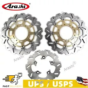 フロントリアブレーキロータースズキ GSX-R600 / GSXR600 2008 - 2017 2016 2015 GUS Front Rear Brake Rotors For Suzuki GSX-R600 / GSXR600 2008 - 2017 2016 2015 GUS 【並行輸入品】|カスタムパーツ WORLD倉庫